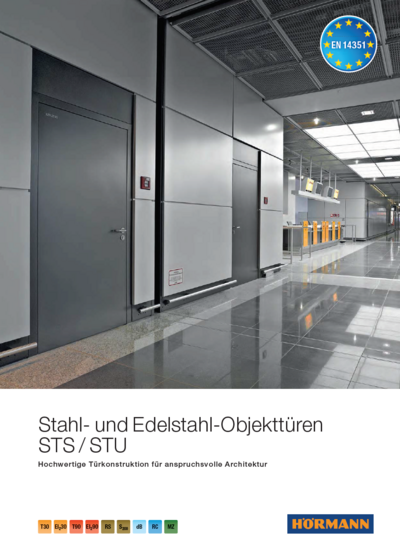 Titelseite Stahl- u. Edelstahl-Objekttüren STS-STU 2020